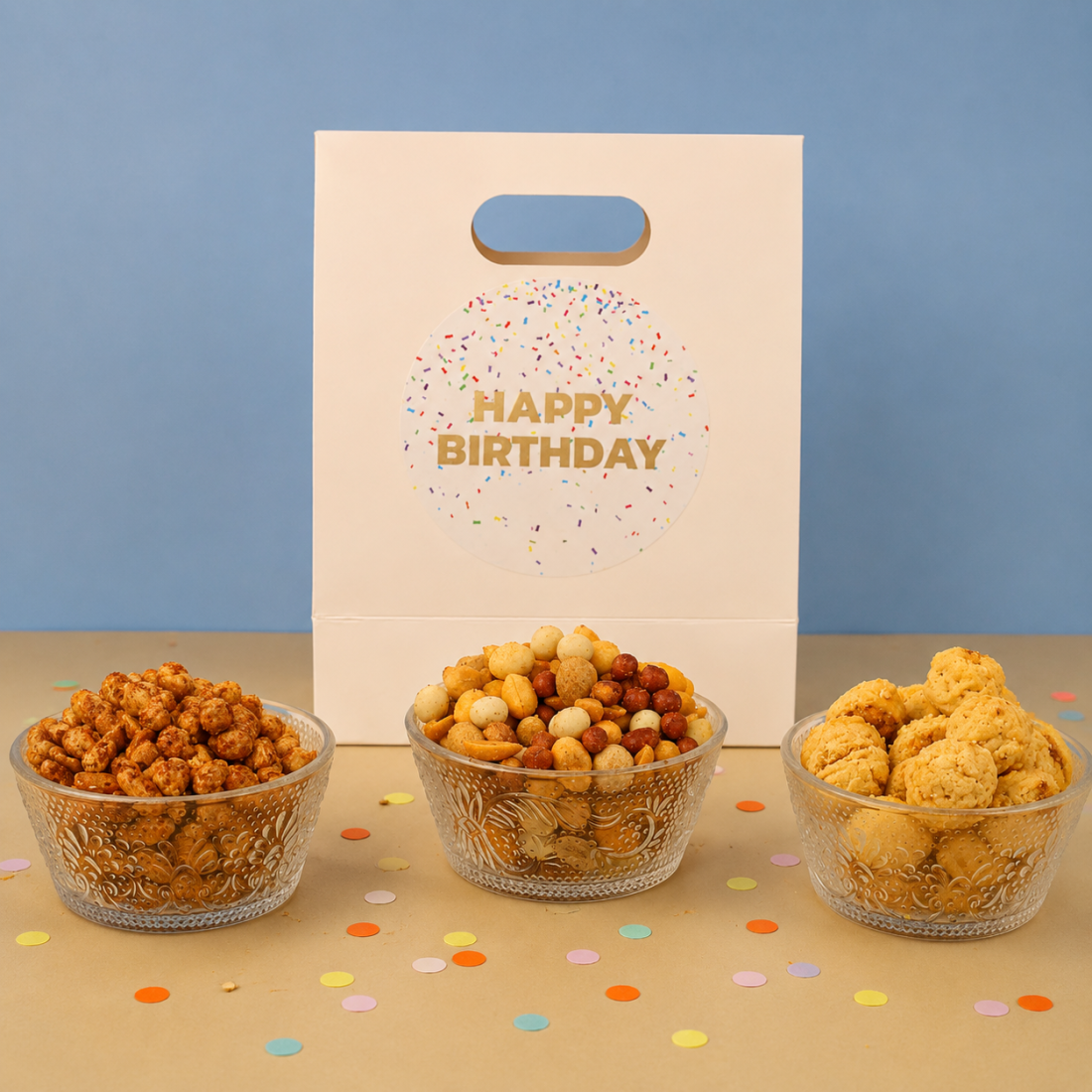 Happy birthday borrel cadeautasje 
