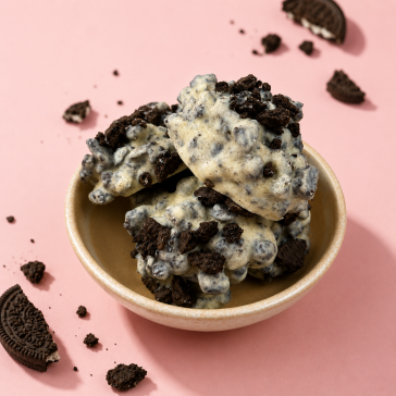 Witte chocolade oreo rotsjes