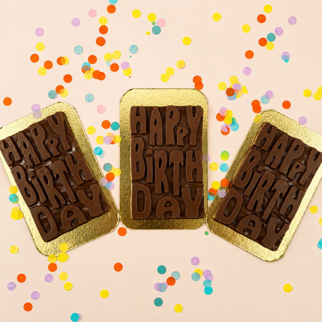 Happy birthday chocoladereep