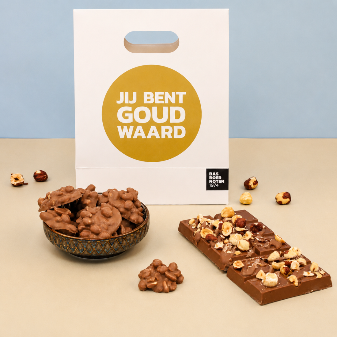 Luxe chocolade cadeau goud waard