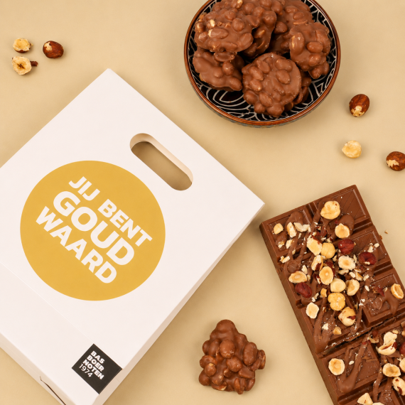 Luxe chocolade cadeau goud waard