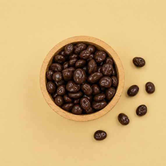 Chocolade rozijnen puur