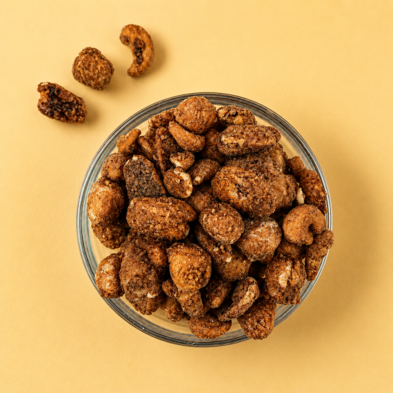Macadamia mix gekarameliseerd (honing) deluxe