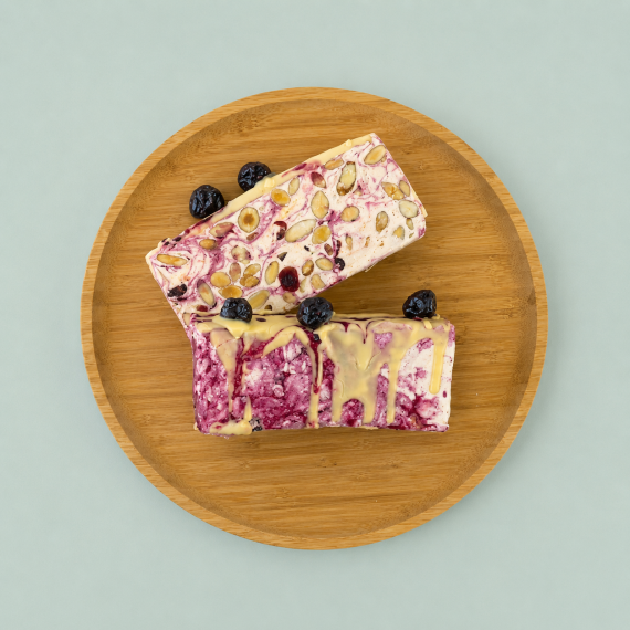 Nougat plak amarene kersen