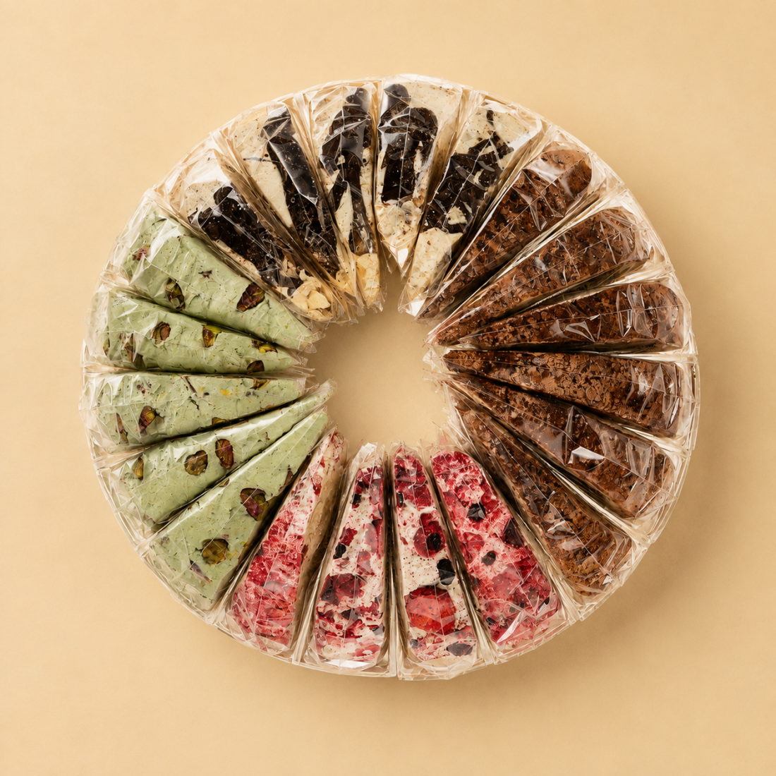Nougat taart luxe 20 personen