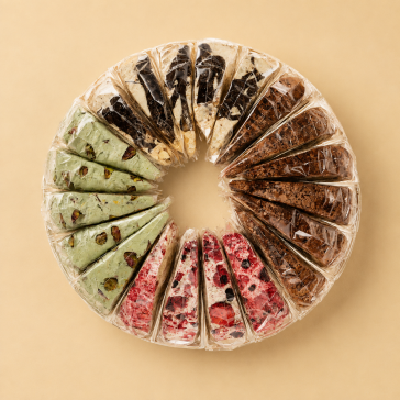 Nougat taart luxe 20 personen