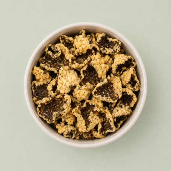Tempura seaweed crackers