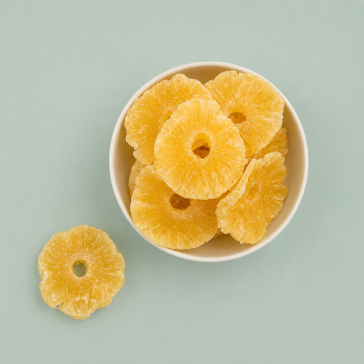 Ananas ringen gezoet