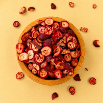 Gevriesdroogde cranberry