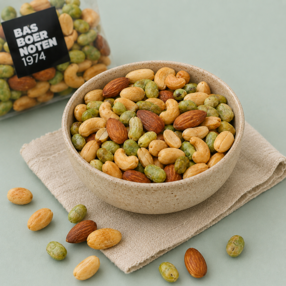 Crunchy edamame mix