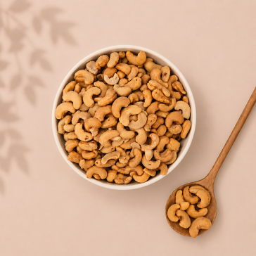 Cashewnoten gezouten