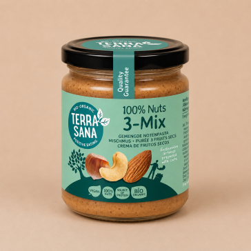 Gemengde notenpasta 3-mix bio