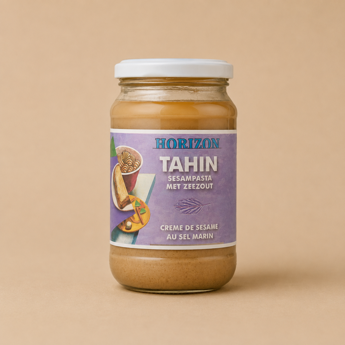 Tahin sesampasta met zeezout 