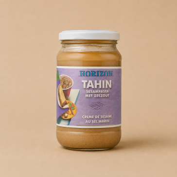 Tahin sesampasta met zeezout 