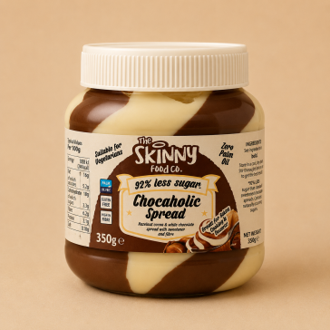 Chocolade duo hazelnootpasta suikerarm
