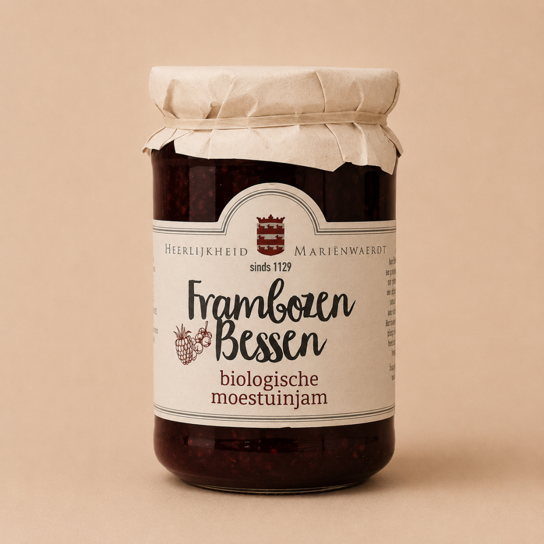 Frambozen bessen jam bio