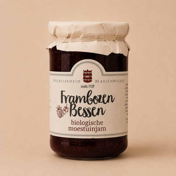 Frambozen bessen jam bio