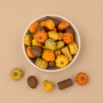 Herfst chocolade praline