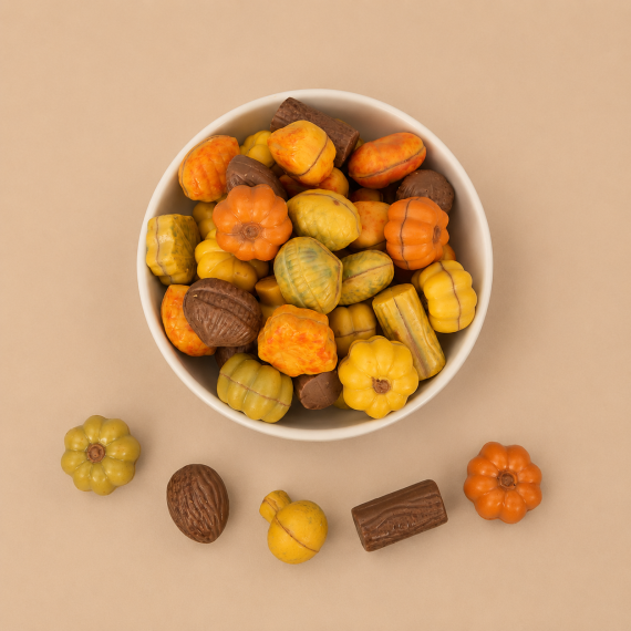 Herfst chocolade praline