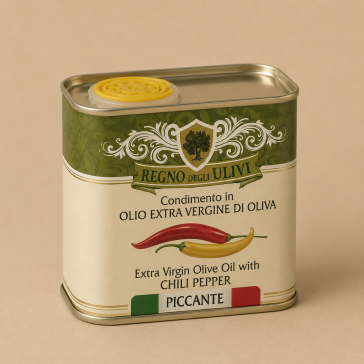 Olijfolie extra vierge chili peper