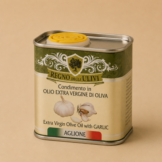 Olijfolie extra vierge knoflook