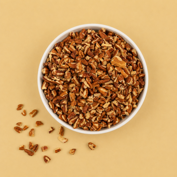 Pecannoten stukjes