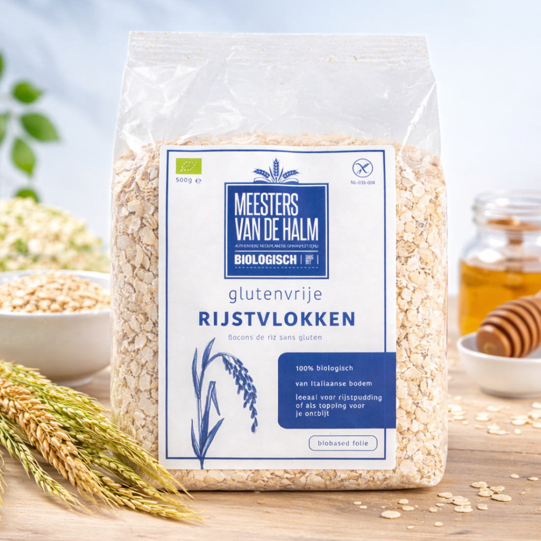 Rijstvlokken glutenvrij & biologisch 